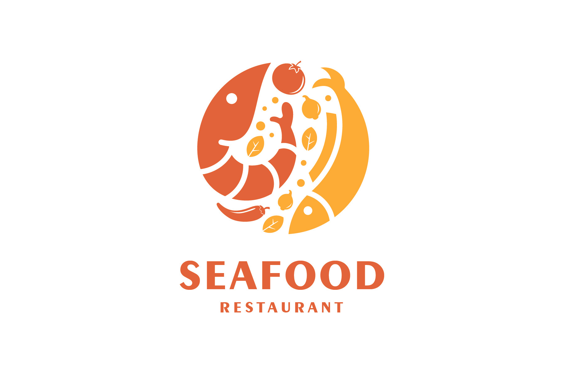 Seafood or restaurant logo, a Branding & Logo Template by Alfaza Std.