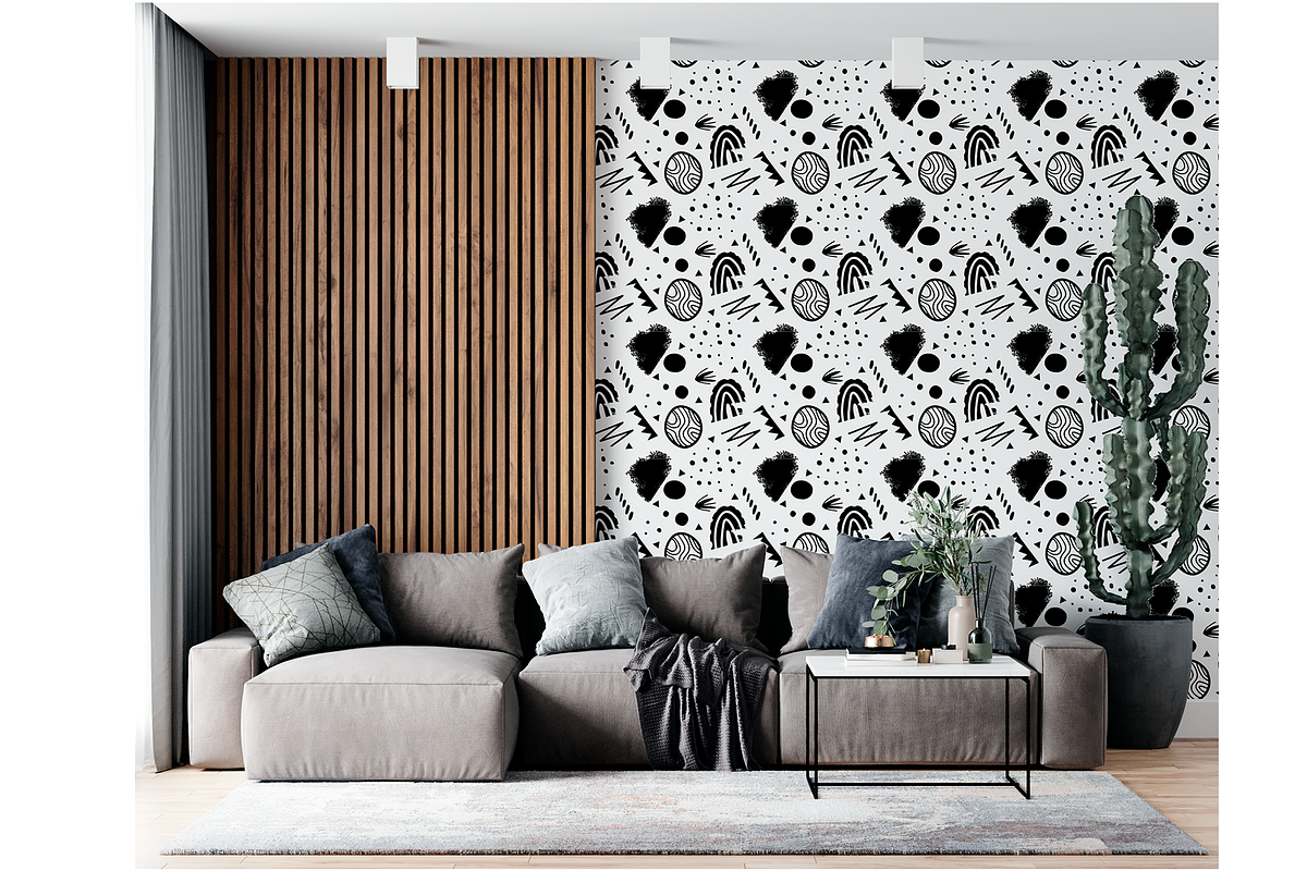 Cosmic seamless patterns with stars, a Pattern Graphic by PixelAesthetic (Photo 2 of 6)