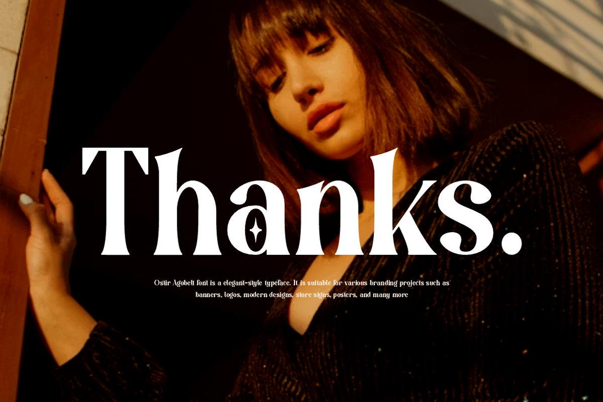 Ostir Agobelt Feminine Elegant Font, a Serif Font by QR Design Studio (Photo 13 of 13)