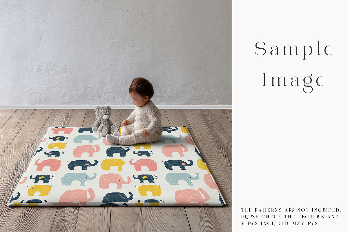 Baby Playmat Mockups 2 Shapes, a Product Mockup by mock-ups (Photo 46 of 50)