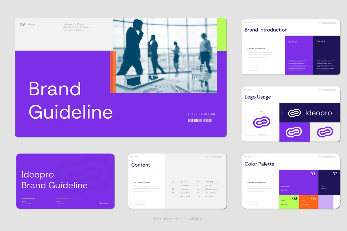 Brand Guideline Keynote preview 4