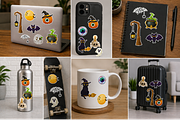 Halloween Sticker Pack, an Object Graphic by BabySofja (Thumbnail 2 of 3)