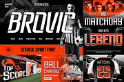 Athletic Essential Font Bundle, a Slab Serif Font by Burntilldead (Thumbnail 2 of 6)