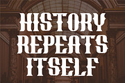 Night Life Modern Gothic, a Blackletter Font by Gumrega Studio (Thumbnail 4 of 7)