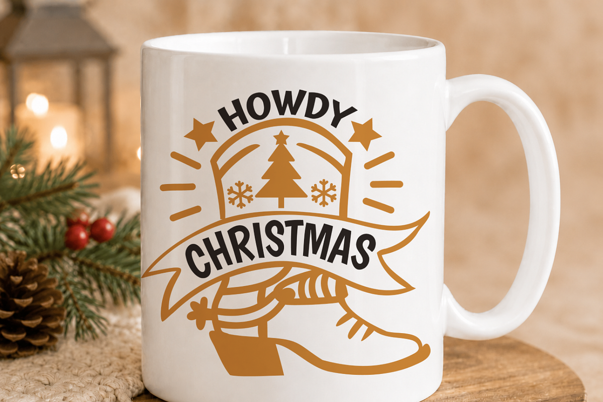 Cowboy Christmas Bundle Western Rode, a Seasonal Illustration by TanchaArt (Photo 8 of 11)