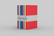 Books Set Mockup - 10 views, a Books & Magazine Mockup by Illusiongraphic (Thumbnail 8 of 21)