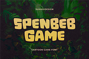 Spenbeb Game Cartoon Font, a Handwritten Font by suhadidesign (Thumbnail 1 of 8)