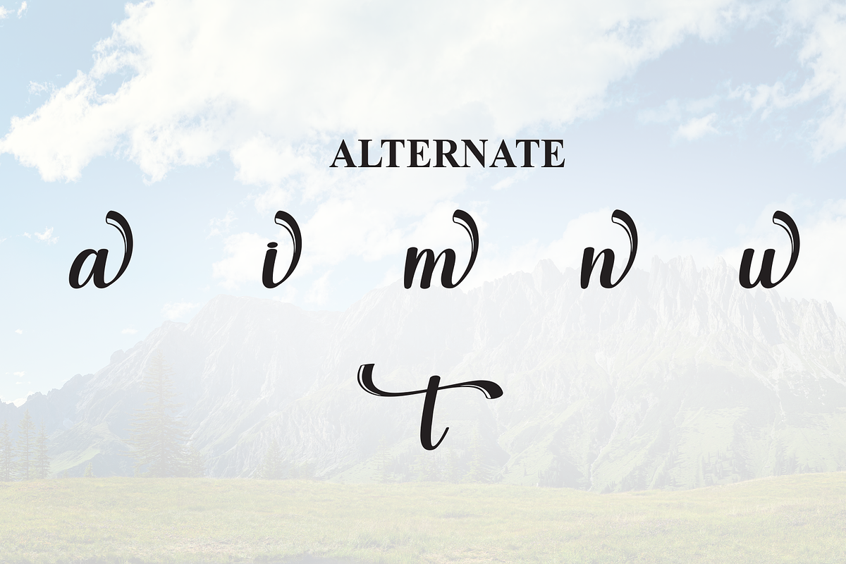 Montana | Script Font, a Handwritten Font by Scratchones (Photo 8 of 9)