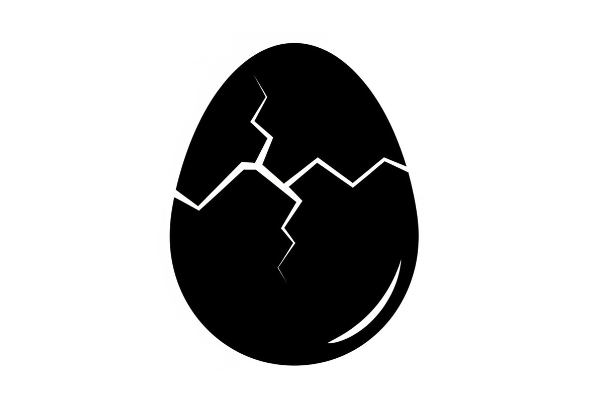 50 Cracked Egg Shell Silhouette, an Illustration by musafir_fashion (Photo 5 of 55)