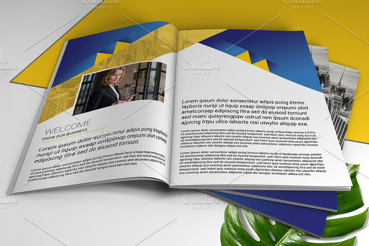 Company Profile Brochure - V06, a Brochure Template by Template Shop (Photo 2 of 9)