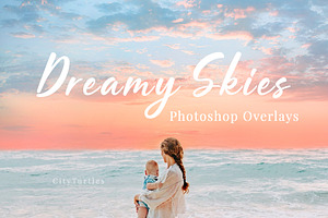 30 Dreamy Pastel Sky Overlays, a Layer Style Add-On by CityTurtles
