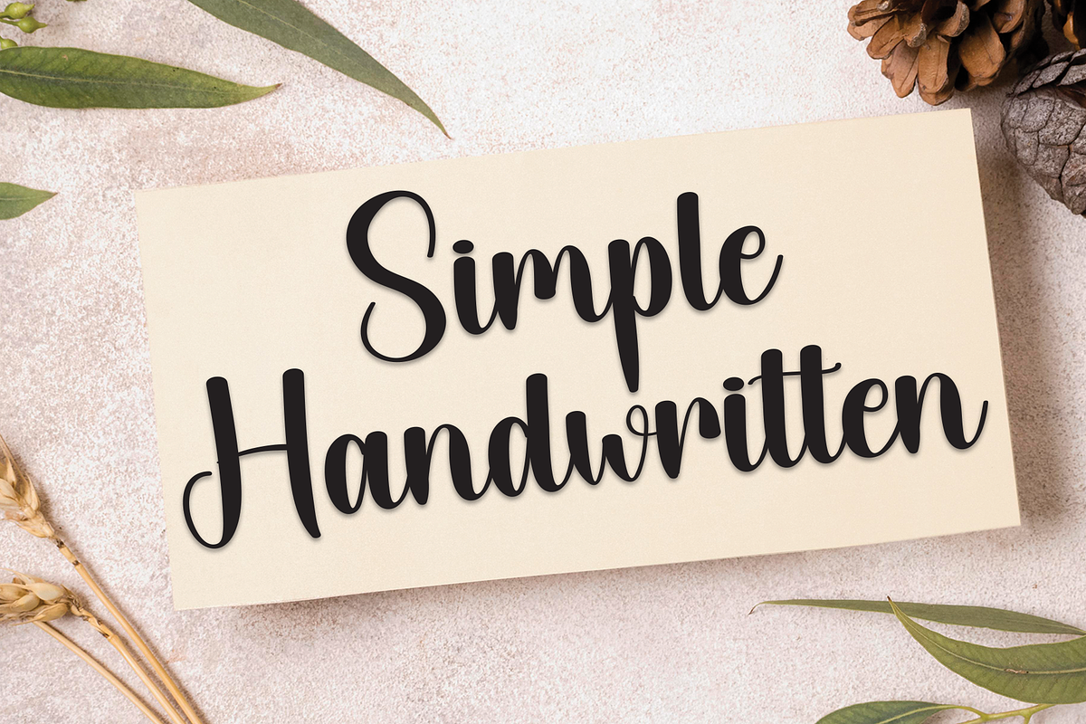 Bridge | Script Font, a Handwritten Font by Scratchones (Photo 5 of 9)