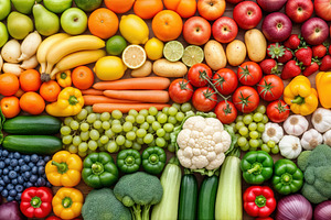 Ultra-Realistic Food Backgrounds Col