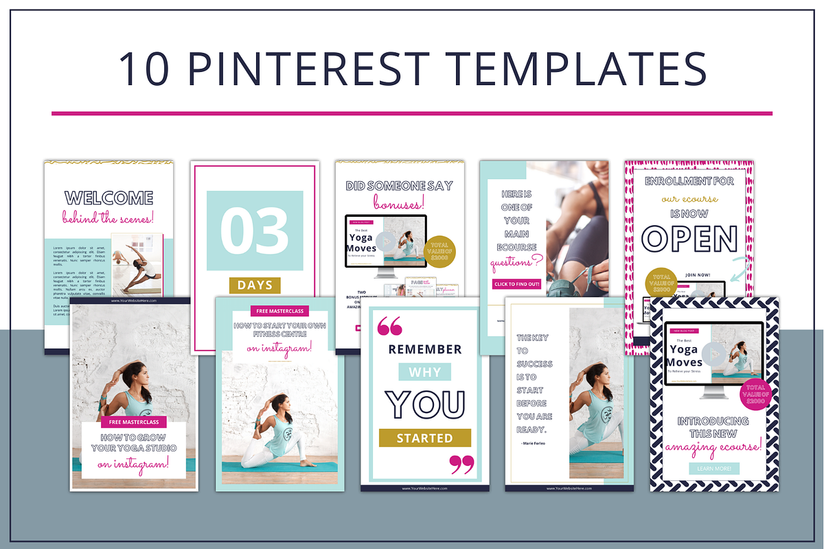eCourse & Webinar Bundle | Canva PPT, a Presentation Template by Lady Boss Studio (Photo 6 of 7)