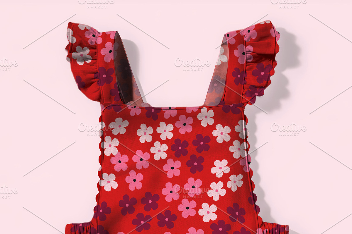 Baby Girl Summer Romper Mockuup, a Hoody Mockup by Nora Gad (Photo 12 of 22)