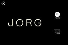JORG - Minimal Display Font Family