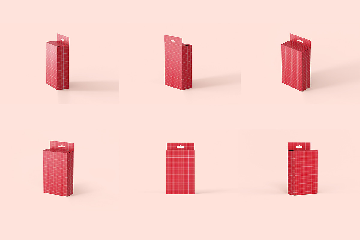 Hanger Paper Box Mockup, a Packaging Mockup by Adstart (Photo 5 of 5)