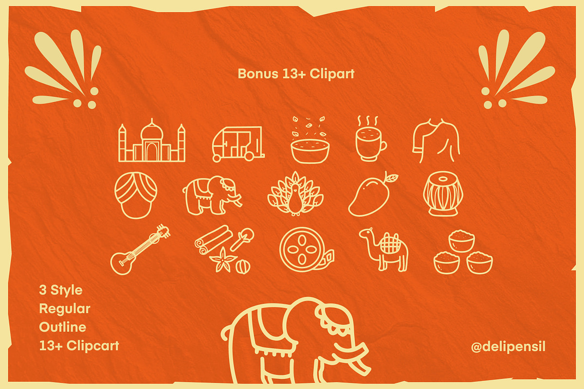 Hida - Hindi Cute Typeface, a Font by delipensil (Photo 7 of 10)