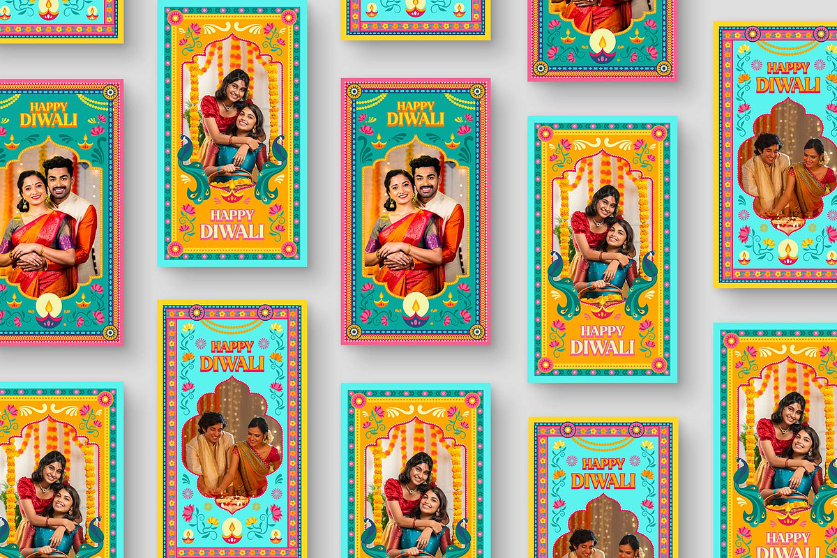 Happy Diwali Photo Frame Template, a Flyer Template by BrandPacks (Photo 4 of 5)