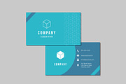 Blue and White Business Card, a Templates & Theme by studiogstock (Thumbnail 1 of 2)