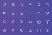 Shopping - Finance & Commerce Icons, an Outline Icon by FlatLineIcons (Thumbnail 5 of 6)
