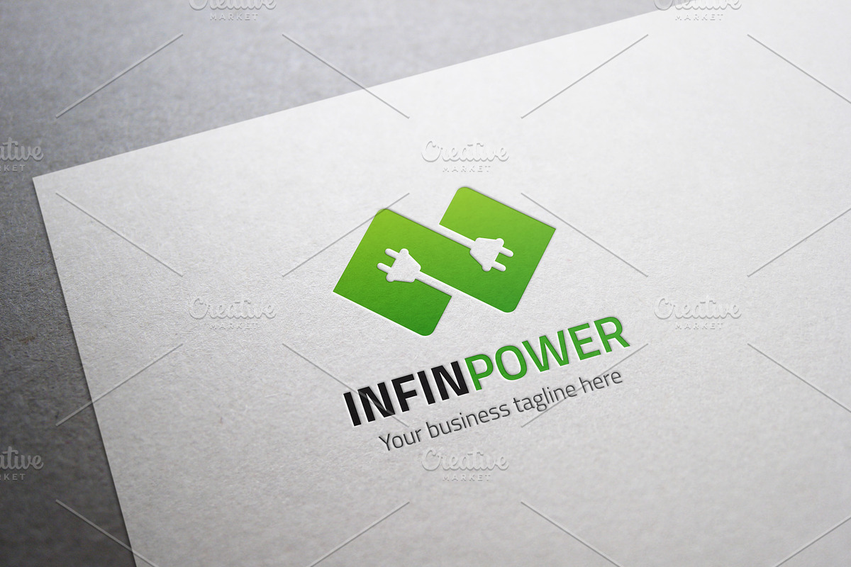 Infinity Power Logo, a Branding & Logo Template by XpertgraphicD