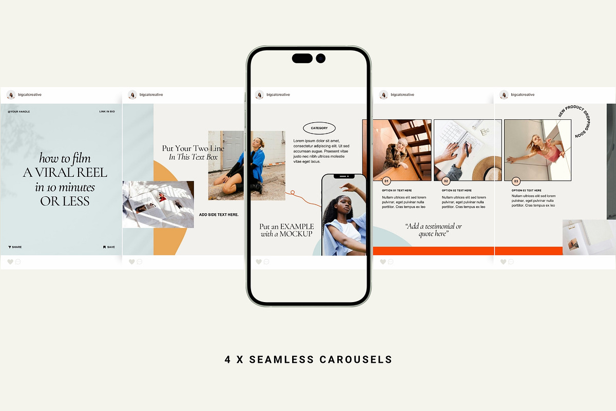 Nova Social Media Templates, a Social Media Template by Big Cat Creative (Photo 3 of 6)