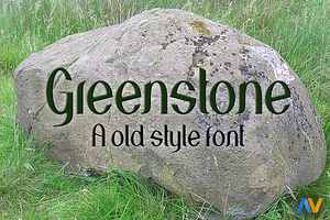 Greenstone, a Serif Font by Wakoletras