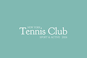Tennis Club Sport Logo, a Branding & Logo Template by RedRiver Studio (Thumbnail 5 of 12)