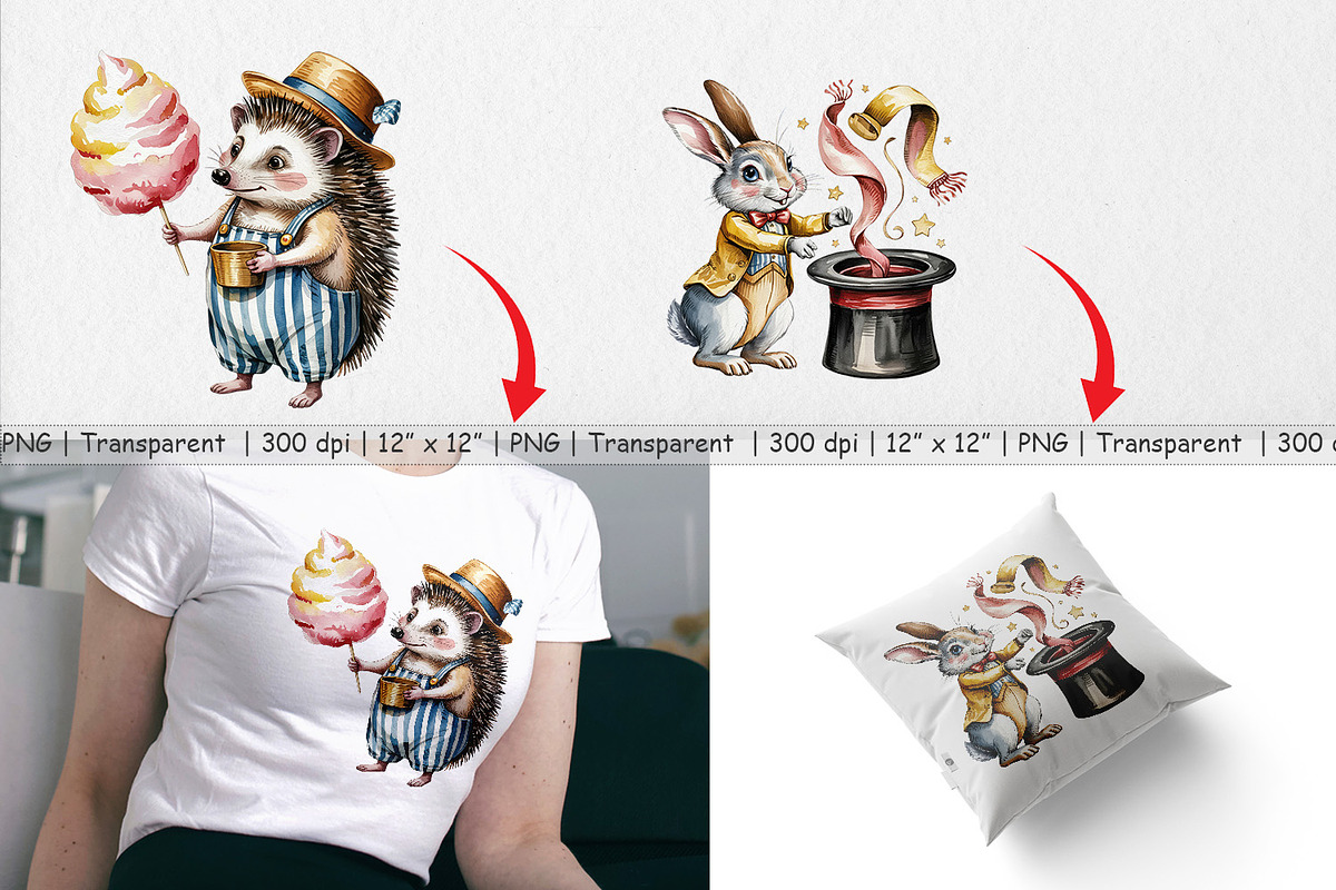 Vintage Animal Circus, a Graphic by Artnoy (Photo 3 of 5)