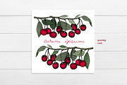 Cherry Vector Collection, a Food Illustration by Lubov Illustrations Shop (Thumbnail 6 of 7)