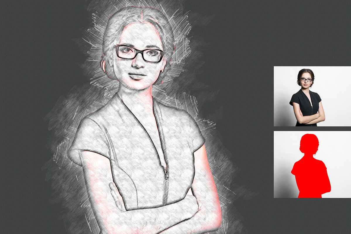Incredible Glow Sketching Effects, an Action Add-On by MRI STUDIO (Photo 13 of 20)