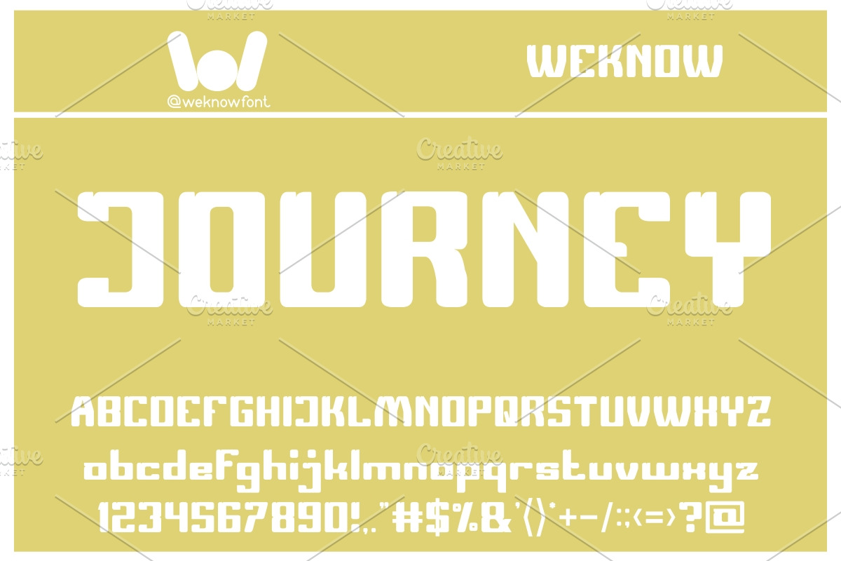 Great heart font, a Font by weknow (Photo 4 of 5)