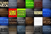 Photoshop Styles Mega Collection 1, a Layer Style Add-On by Design Panoply (Thumbnail 2 of 5)