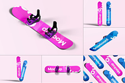 Snowboard Mock-up, a Merchandise Mockup by BLISS DESIGN (Thumbnail 1 of 4)