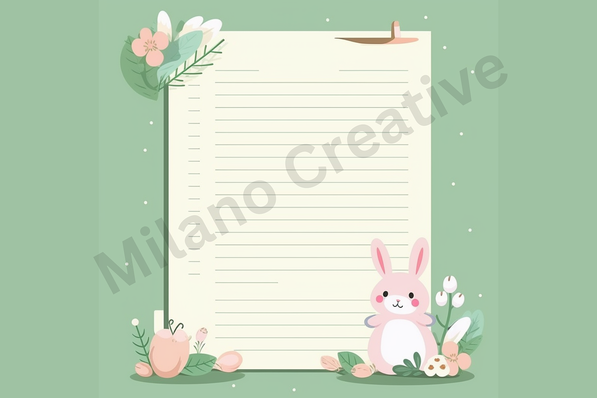 Memo paper template preview 3
