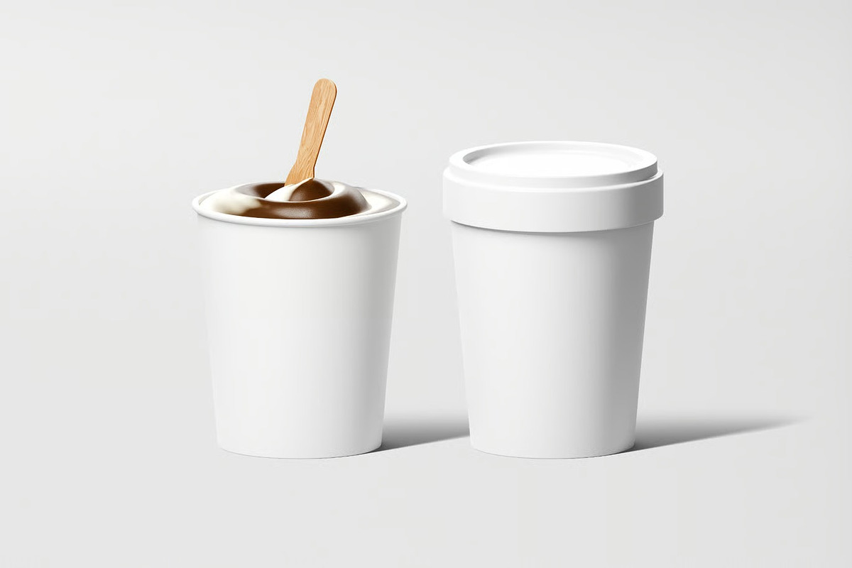 Ice Cream Tub Mockup, a Product Mockup by zpackcreative (Photo 3 of 4)