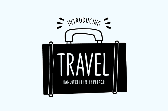 Travel Typeface preview 6