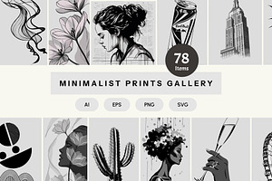 78 Minimalist Wall Art Prints