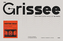 MN Grissee - Sans Serif Font Family