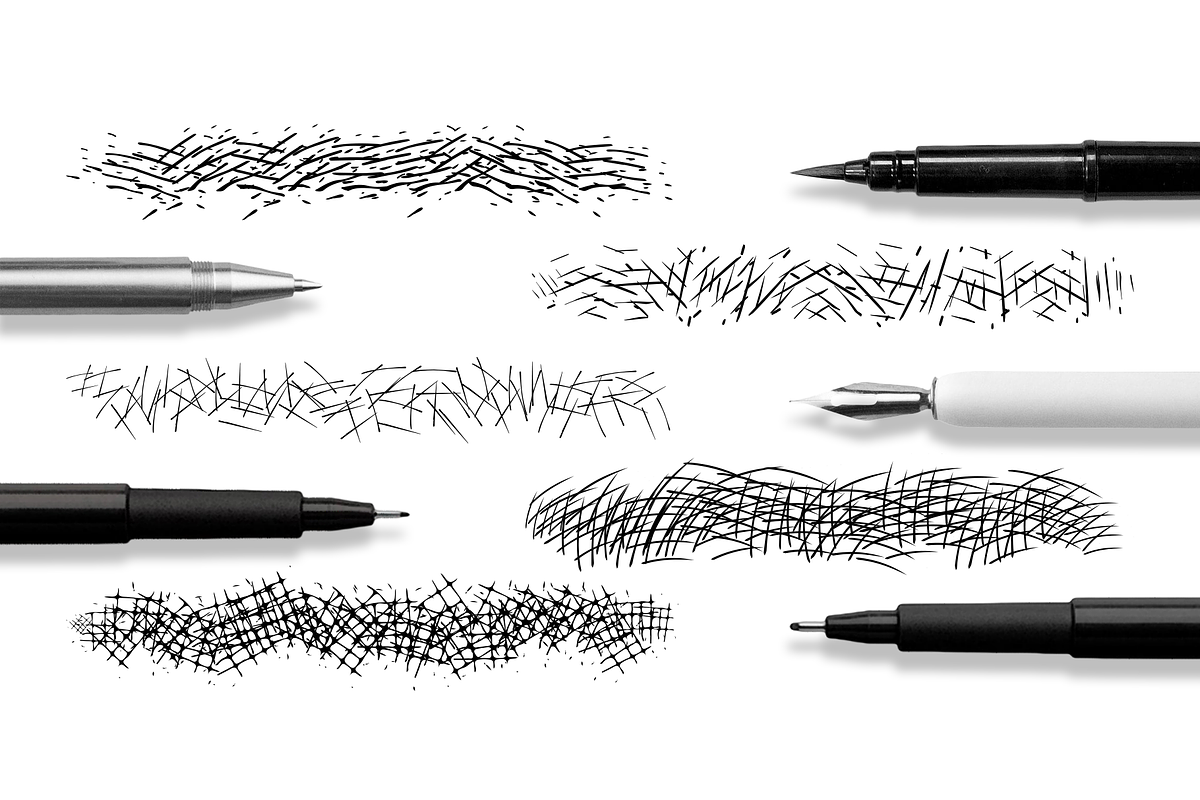 Cross-Hatch Brushes for Illustrator, a Brush Add-On by Jinro (Photo 7 of 7)
