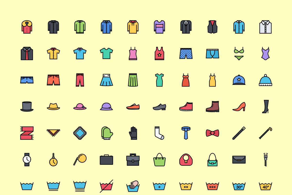 The Clothes Icons 200 preview 3