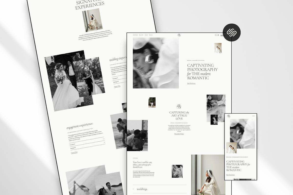 Website Template Squarespace: Dahlia, a Squarespace Template by Candor Templates (Photo 2 of 18)