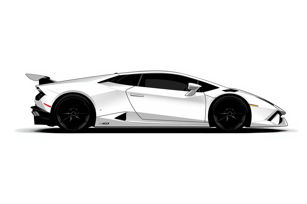 Modern Sports Car Design bundle, an Illustration by Artivon (Photo 4 of 9)
