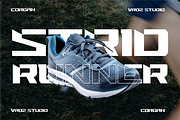 Corgan - Sports Display Font, a Sans Serif Font by Vroz Studio (Thumbnail 3 of 8)