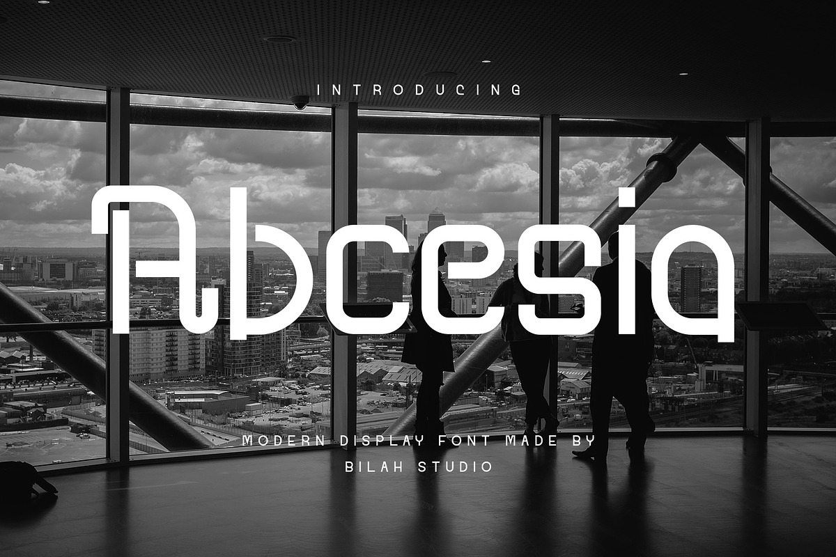 Abcesia - Display Vintage, a Sans Serif Font by Bilahstudio (Photo 1 of 11)