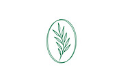 Botanical Logo Minimalist Leaves, a Branding & Logo Template by Signatoro (Thumbnail 1 of 3)