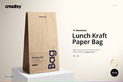 Lunch Kraft Paper Bag Mockup Set, a Household Mockup by creatsy5 (Thumbnail 1 of 13)
