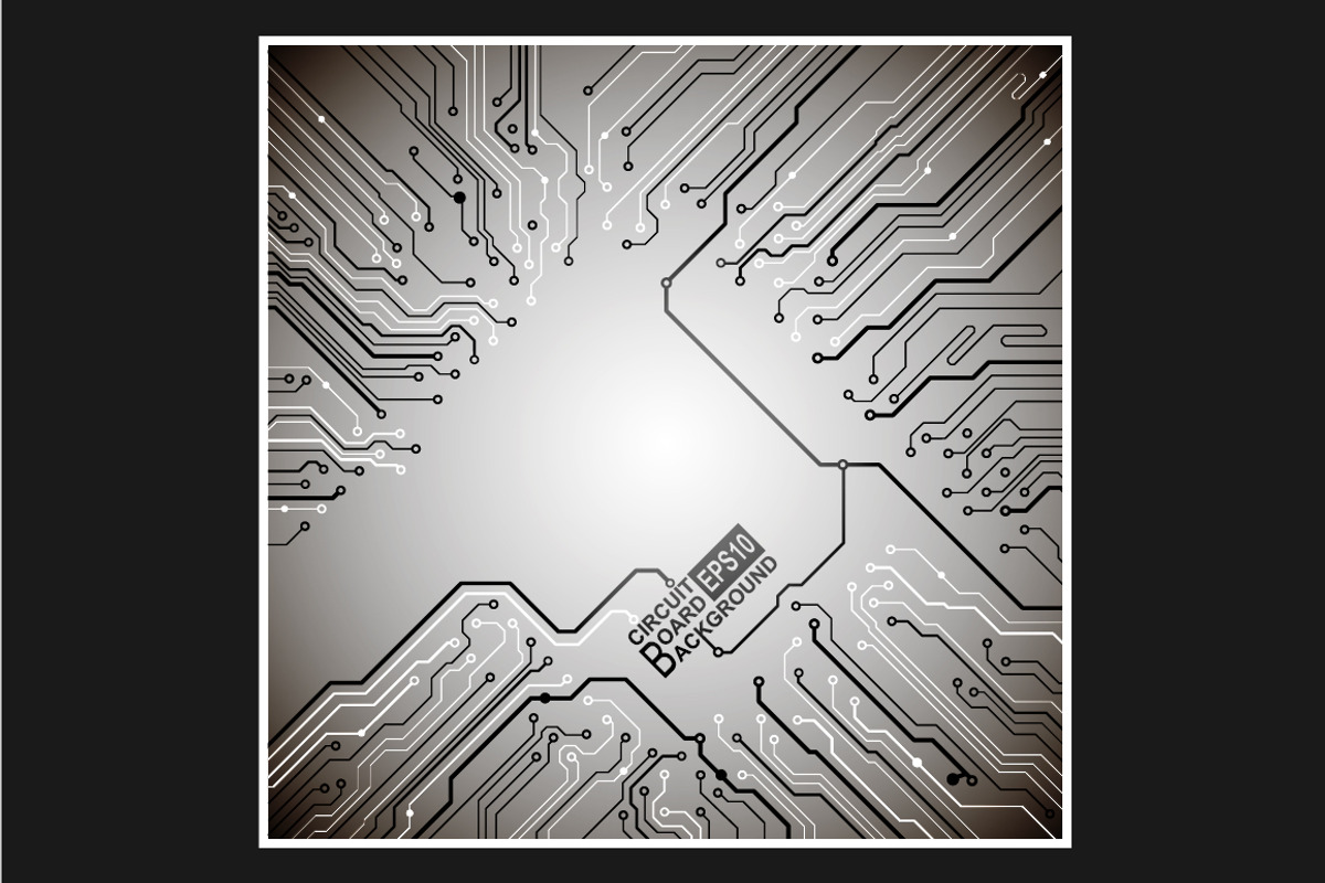 -50% Circuit boards backgrounds set, a Background Graphic by frost_newt (Photo 4 of 11)