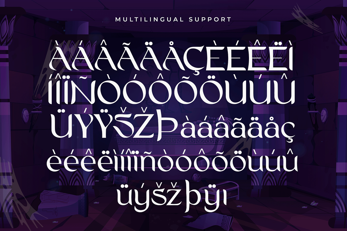 Amosther – Modern Egyptian Font, a Serif Font by overlaytemplates (Photo 5 of 5)